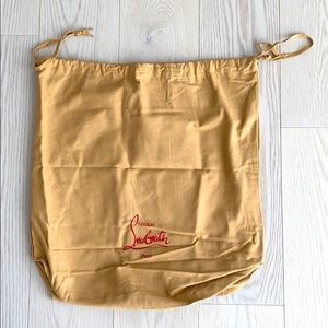 Christian Louboutin Dust Shoe Cover Bag Tan